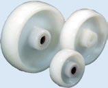 Koła tworzywowe (poliamidowe) / Plastic wheels (polyamide) Ø 80 1B 40 12 30 0,12 100 Ø 80 1BN 45 15 37 0,25 400 6202 Ø 80 9B 40 12 30 0,10 120 Ø 100 10B 40 12 29 0,15 100 Ø 100 10BN 45 15 37 0,37 400