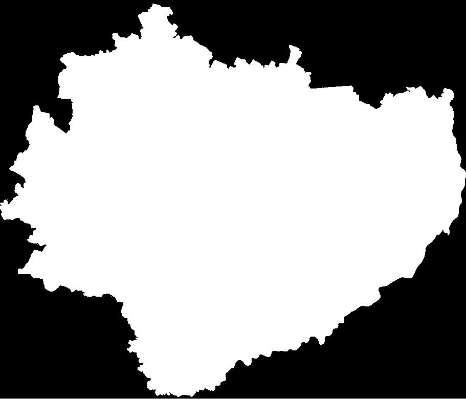 Liczby osób, którym udzielono wsparcia wg powiatów regionu świętokrzyskiego w 2016 roku.