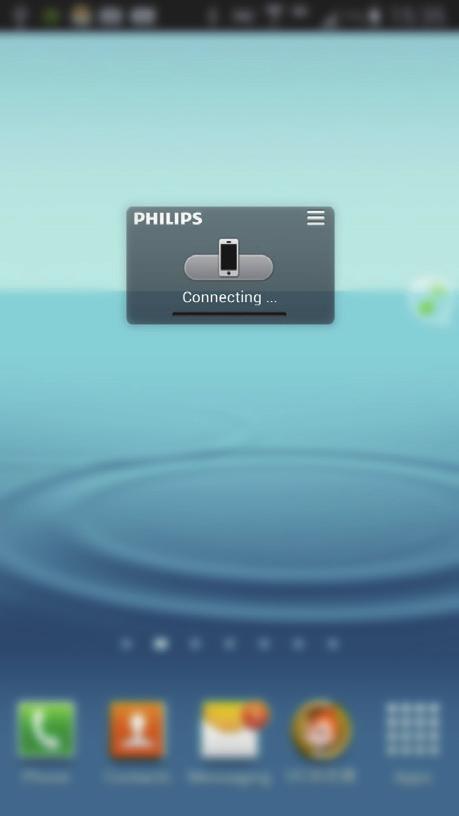 Aktywowanie funkcji Bluetooth z wykorzystaniem aplikacji Philips Bluetooth Audio Connect Dodawanie pozycji AS130 do ekranu głównego Uwaga Upewnij się, że urządzenie AS130 jest włączone.