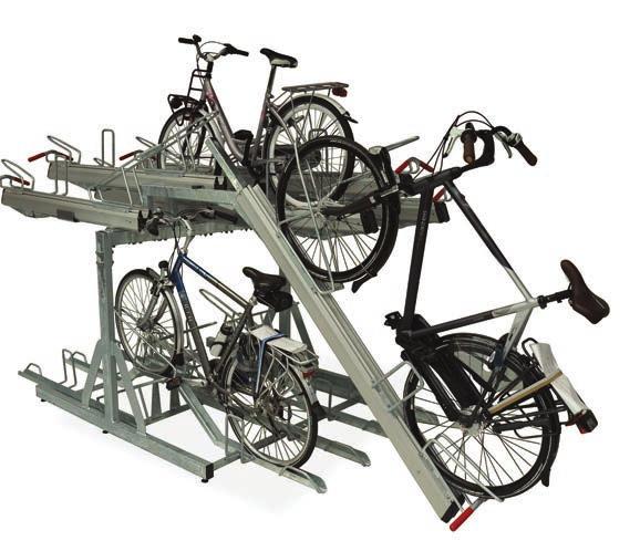 PREMIUM+ Kompaktowy Parking Rowerowy FALCOLEVEL PREMIUM+ Poczuj się jak w Holandii z kompaktowym parkingiem rowerowym, oferującym nową jakość w funkcjonalności i wyglądzie.