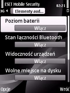 W przypadku włączonej opcji Napraw automatycznie program ESET Mobile Security będzie podejmował próby automatycznego rozwiązywania konkretnych problemów z bezpieczeństwem (np.