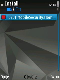 1. Instalacj a programu ESET Mobile Security 1.