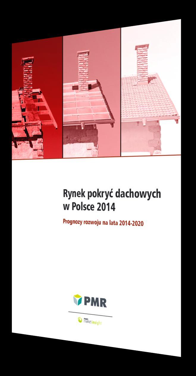 2 Język: polski, angielski Data publikacji: Q4 Format: pdf Cena od: 1700 Sprawdź w raporcie Jaka jest obecna wartość rynku pokryć dachowych w Polsce?