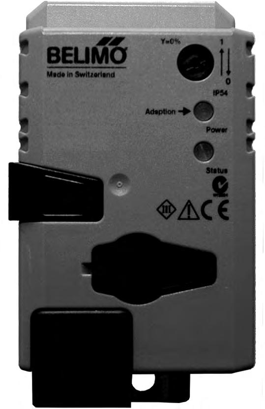 SHQ2A-MF100 Wielofunkcyjny siłownik liniowy, 2 V AC/DC, 200 N, Wymiary [mm] Rysunki wymiarowe 17 97 8 36 89 91 128 29 81 23 Elementy obsługowe oraz kontrolki 1 2 3 1 Przełącznik kierunku ruchu