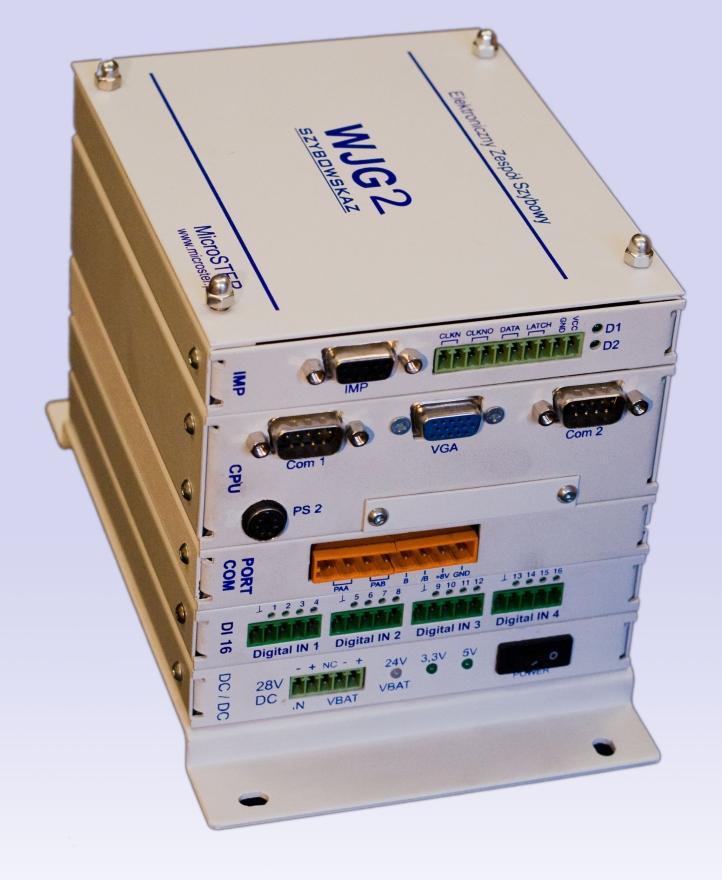 PROGRAMATOR JAZDY Elektroniczny Zespół Szybowy WJG-2 może zostać wyposażony w moduły 8, 16 lub 32 przekaźników.