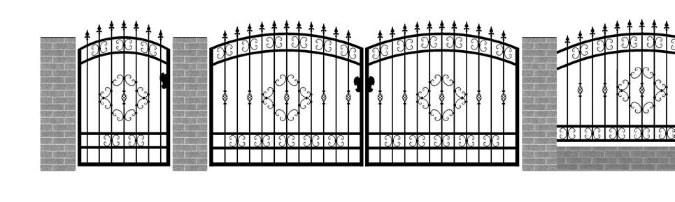 Wykonujemy bramy ogrodzeniowe przesuwne, dwu i jednoskrzydłowe.