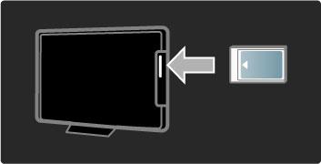 5.5 Wspólny interfejs CAM CAM Zaszyfrowane kana!y telewizji cyfrowej mo"na dekodowa# za pomoc$ modu!u dost%pu warunkowego (CAM). Dostawcy us!ugi telewizji cyfrowej dostarczaj$ modu!