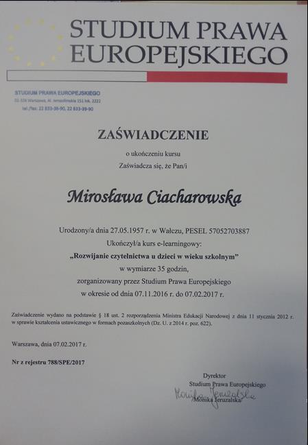 rozgrywek międzyklasowych ze znajomości lektur pod nazwą Szkolny Mistrz Czytelnictwa 2) Przeprowadzenie debaty wśród uczniów Książka naszym przyjacielem.