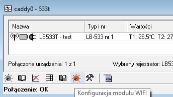 Należy wybrać czerwoną ikonę tak jak pokazano na powyższym zdjęciu.