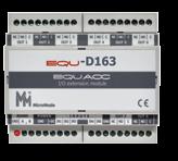 Moduły rozszerzeń I/O Moduły rozszerzeń I/O EQU-D151 EQU-D152 EQU-D162 EQU-D153 EQU-D163 Wyjścia przekaźnikowe 3 2 8 Max.