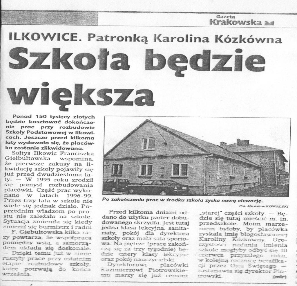 Ciężkie czasy zaczęły się w latach 90 tych ubiegłego wieku, kiedy nad szkołą zawisła groźba likwidacji.