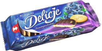 50% delicje 147 g 2,58 zł / 100 g cena 