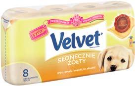 toaletowy velvet 8 rolek przy zakupie 1 opak
