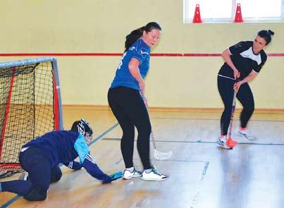 Grano systemem każdy z każdym, z zaliczeniem Malechowo W kwietniu br. w sali sportowej Gimnazjum w Malechowie odbył się II Turniej Unihokeja Kobiet.