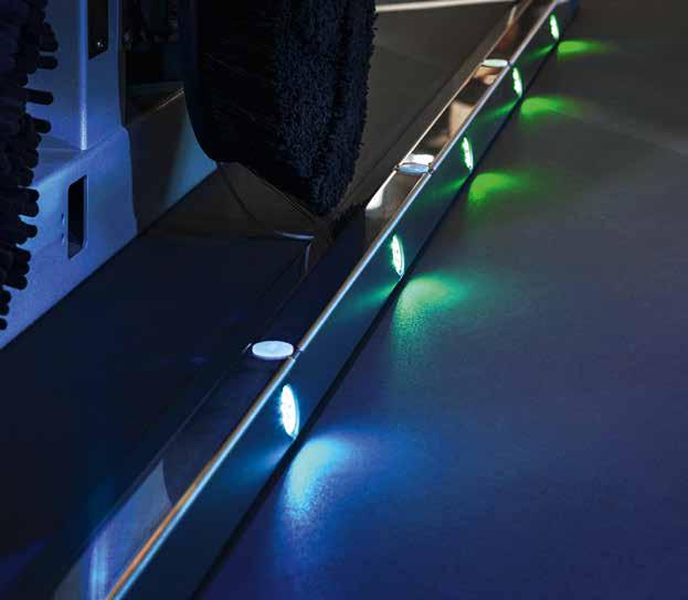 LOOK AND FEEL WashTec EasyWash Pomysły zapewniające indywidualny wygląd myjni. Szyny prowadzące StarTrack: atrakcyjne ułatwienie wjazdu na myjnię portalową.