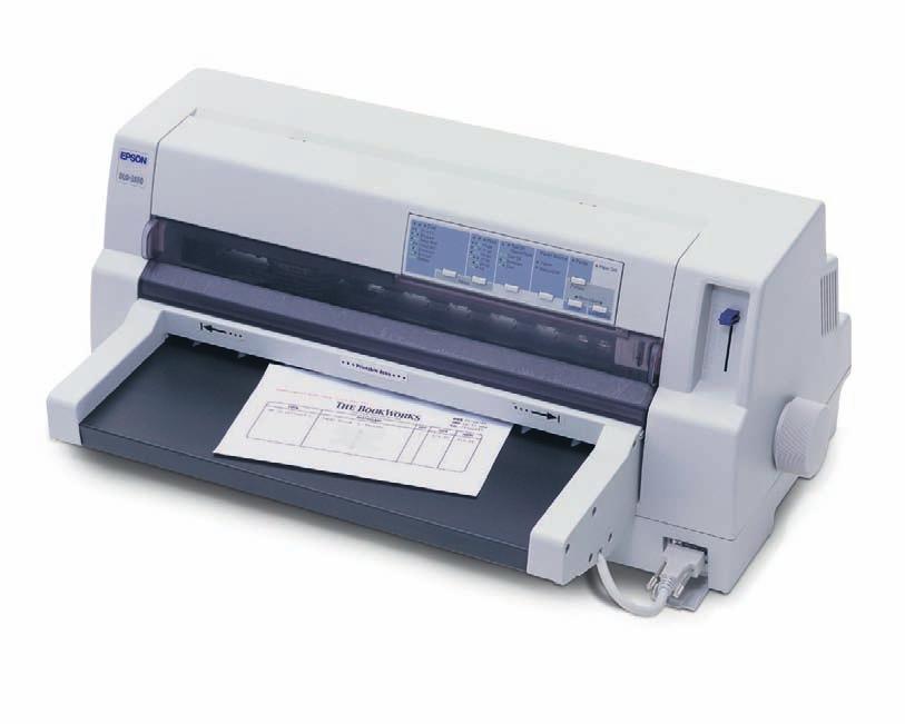 Epso LQ-2190/2190N Najważiejsze cechy Niezawoda i trwała 24-igłowa uderzeiowa drukarka szerokoformatowa Bardzo szybkie drukowaie do 480 cps (10 cpi) Fukcja Prit Speed Ehacer dodatkowo przyspiesza