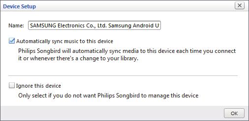 2 Wyszukaj aplikację Songbird. songbird 3 Pobierz najnowszą wersję aplikacji Songbird. 4 Wykonaj wyświetlane instrukcje, aby zainstalować program Philips Songbird w komputerze.