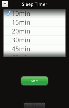 Ustawianie wyłącznika czasowego 1 Uruchom aplikację Philips DockStudio. 3 Wybierz okres czasu dla wyłącznika czasowego, a następnie dotknij opcji [Start] (Start).