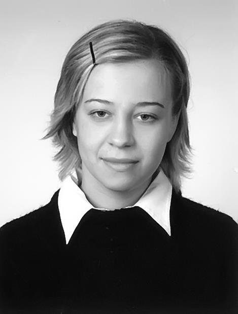 Dąbek Karol 2004/2005, klasa 2H LO Finalista XV Olimpiady Teologii Katolickiej opiekun: ks.