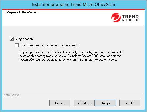 Podręcznik instalacji oraz uaktualniania programu OfficeScan XG Zapora programu OfficeScan Ilustracja 3-19.