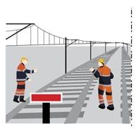 8. Należy zaprojektować i zastosować jeden z pięciu systemów zabezpieczania miejsca robót: zamknięcie toru sąsiedniego jest najbezpieczniejszym systemem zabezpieczania na czas prac, możliwym do