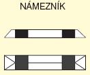 2. Návěst Hranice koleje bílý 3.