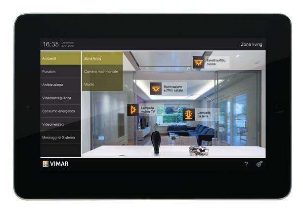 HOME AUTOMATION KONTROLA 22 23 Zarządzanie wszystkim wszędzie. Wasze polecenia zamieniają się w działania, sterując każdą jedną funkcją całego domu.