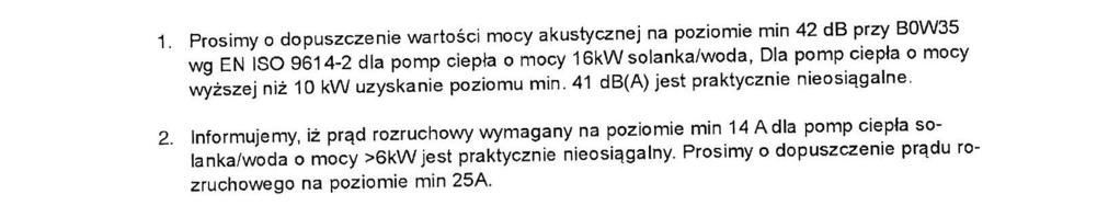 najmniej 500 kwp i łącznej mocy pomp ciepła w wykazanych realizacjach co najmniej 140