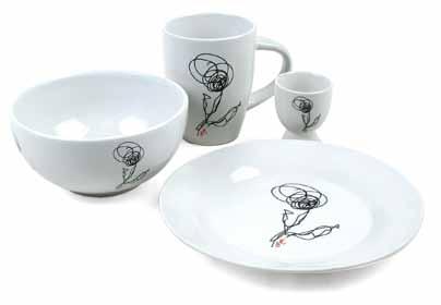 32,04 PLN Zestaw do espresso Trassel Art. 81744 4 filiżanki do espresso z motywem Trassel.