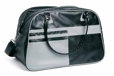 83031 Torba sportowa wykonana z PU, wewnątrz wykończona poliestrem 210D. Wymiary: wys. 30cm szer. 48cm gł.