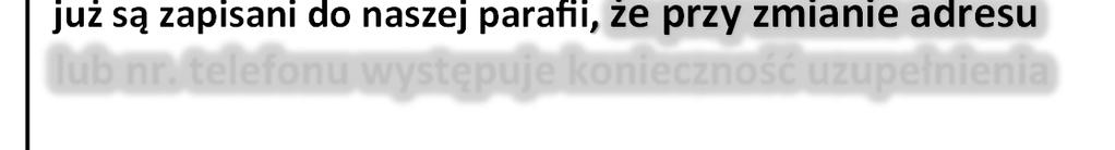 Grupa dla Dorosłych: spotkania odbywają się w każdą niedzielę po Mszy świętej wieczornej Grupa Rodzin: spotkania co drugi wtorek o godzinie 19:00.