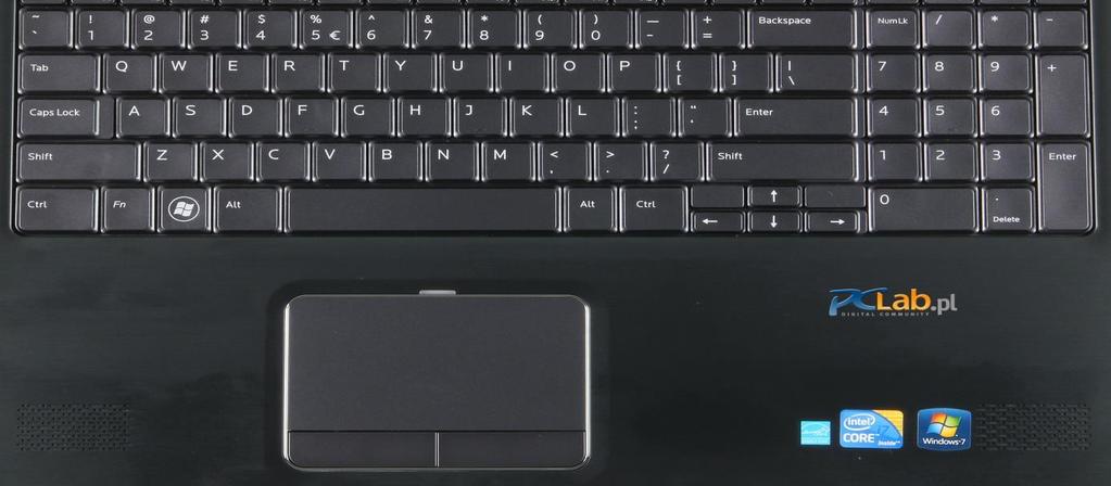 [20/28] Komputer od zera Rysunek 52. Klawiatura laptopa 1 2 3 Rysunek 53, TouchPad 1. Obszar przewijania płytki dotykowej TouchPad.