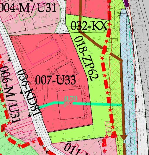 OBSZAR BRAMY PÓŁNOCNEJ połączenie między centrami lokalnymi PARK NAD RADUNIĄ STRUKTURA WŁASNOŚCI PLAN OBOWIĄZUJĄCY 1.