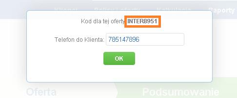 Klient nie wyraził zgody na otrzymywanie ofert drogą elektroniczną.