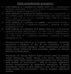8 ( biurowe) o pow. 11,90 m 2, nr 2.9 (komunikacja) o pow. 4,80 m 2, nr 2.10 (WC) o pow. 1,40 m 2, nr 2.11 ( biurowe) o pow. 16,80 m 2.