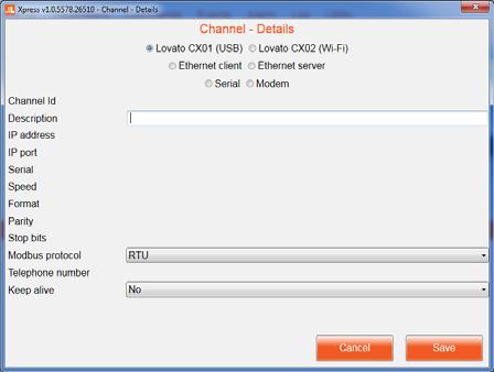 6 Kanały Kanały identyfikują w jaki sposób oprogramowanie komunikuje się z mi, na przykład czy jest to połączenie szeregowe czy Ethernet.