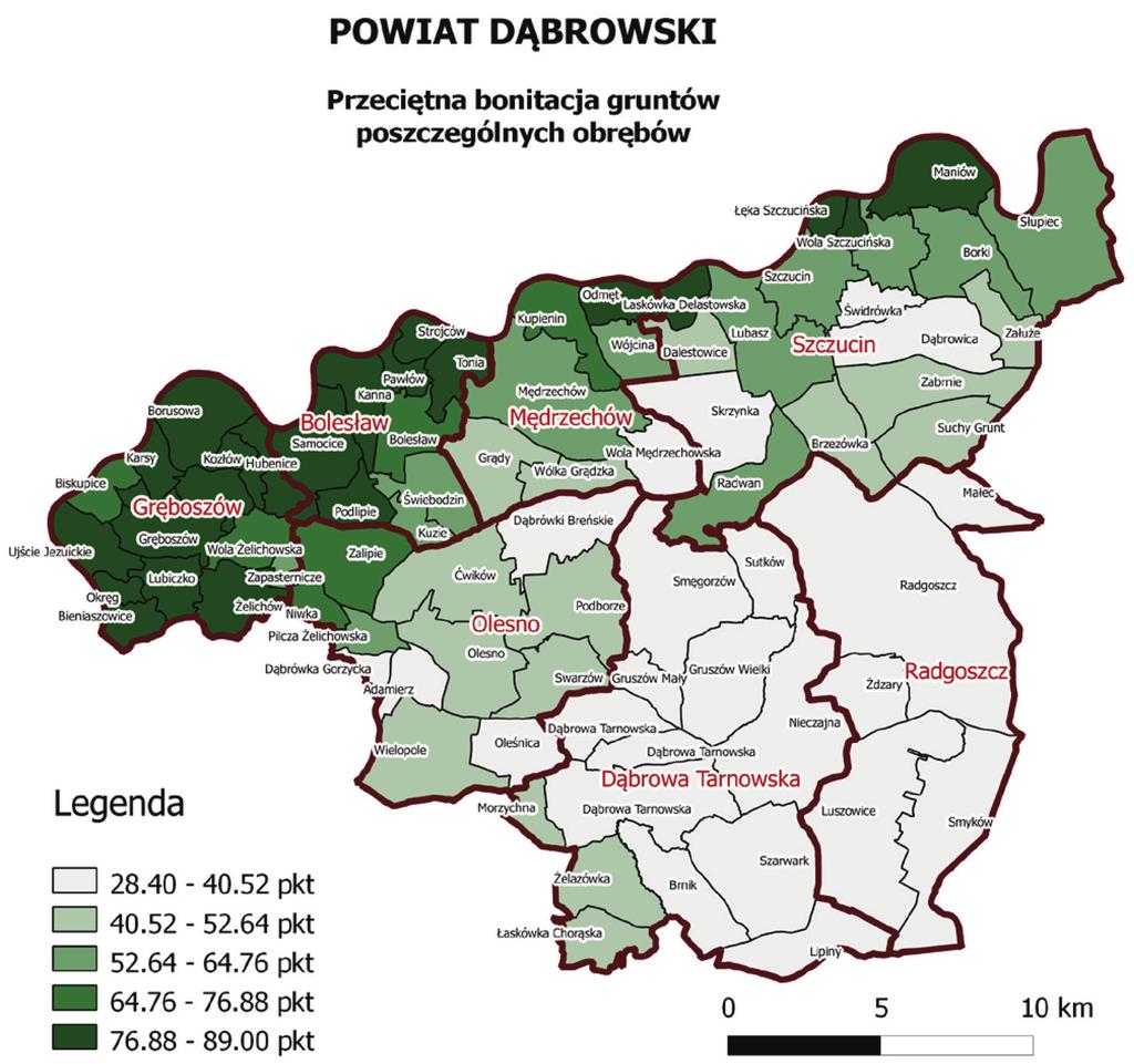 Jarosław Janus, Jarosław Taszakowski źródło: opracowanie własne na podstawie danych z operatu ewidencji i budynków source: the author s study based on the data of the ground and building registration