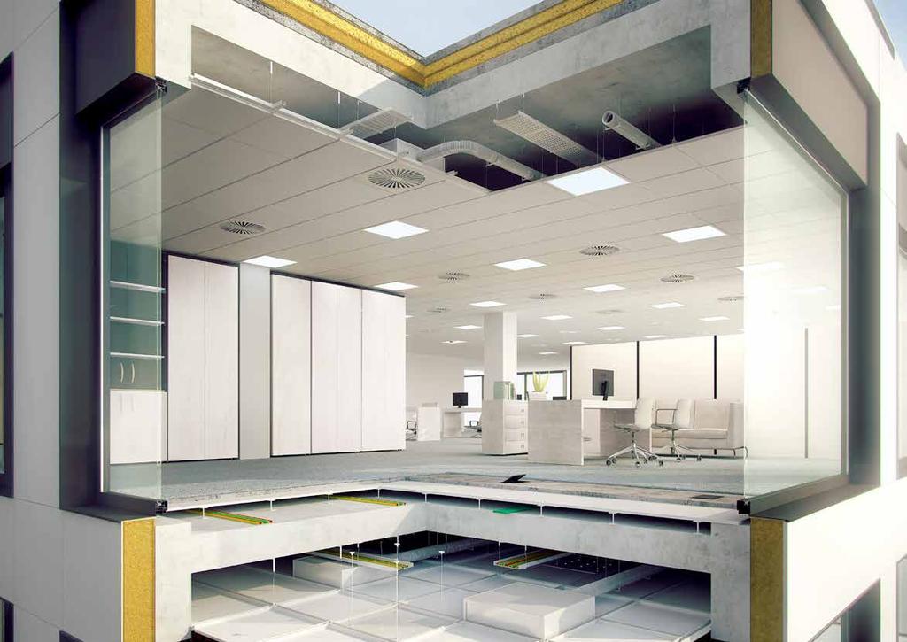 INTELIGENTNE TECHNOLOGIE SMART TECHNOLOGY Ekstensywny zielony dach Opuszczany sufit Trzywarstwowa fasada budynku SPECYFIKACJA TECHNICZNA / TECHNICAL SPECYFICATION GENERAL DATA Total leasable office