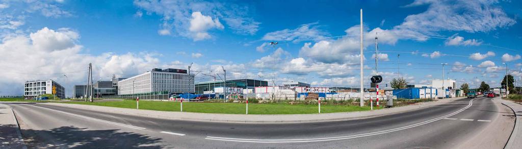 AIRPORT BUSINESS CENTER KŁADKA ŁĄCZĄCA BUDYNEK PARKINGU Z LOTNISKIEM CONNECTION BETWEEN MULTISTOREY PARKING WITH AIRPOIRT MIĘDZYNARODOWY PORT LOTNICZY KRRAKÓW - BALICE INTERNATIONAL
