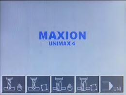 650 mm/min dowolnie programowalny 175 mm 300 mm 70 do 830 mm 600 x 450 mm 140 mm 1.980 mm 450 kg 7,5 kw UNIMAX 4 52508 30-2.