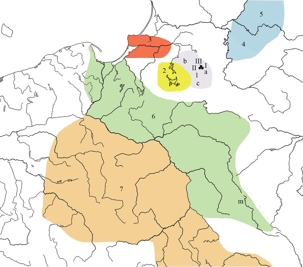 ARCHAEOLOGIA BALTICA 23 Fig. 1. Sudovian culture and the neighbouring archaeological cultures in the Late Roman Period (after Kaczanowski, Kozłowski 1998, Fig.159; Kokowski 1995, Fig.