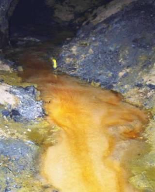 AMD (acid mine drainage) naturalne zjawisko