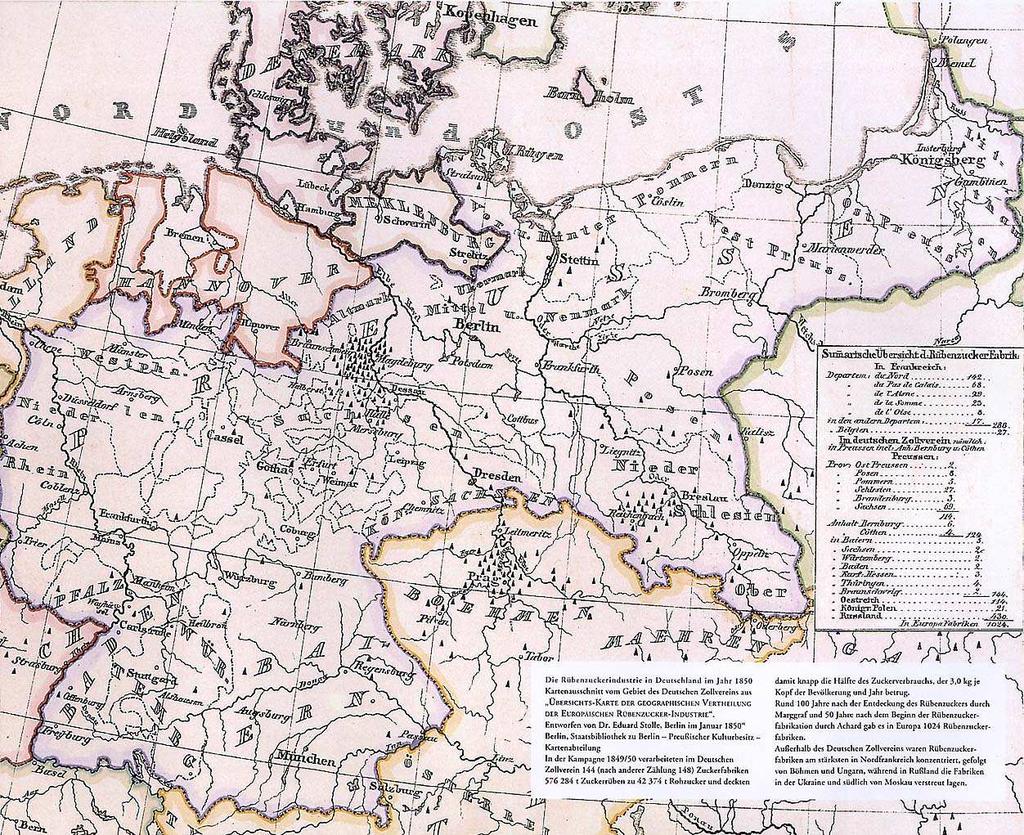 web-weit-welt-atlas.de Zatoka Perska Ararat Góry Tałysz Początek produkcji cukru w Europie Konary Cunern Breslau Wrocław Quelle: Dr. H.