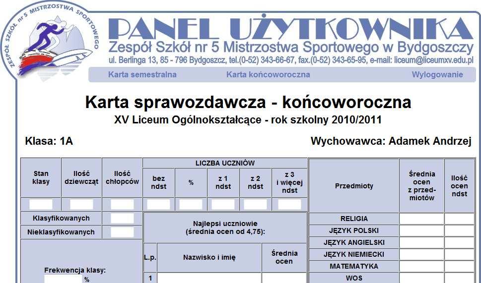 systematycznie zapisywać arkusz za pomocą przycisku znajdującego się pod arkuszem. 3.