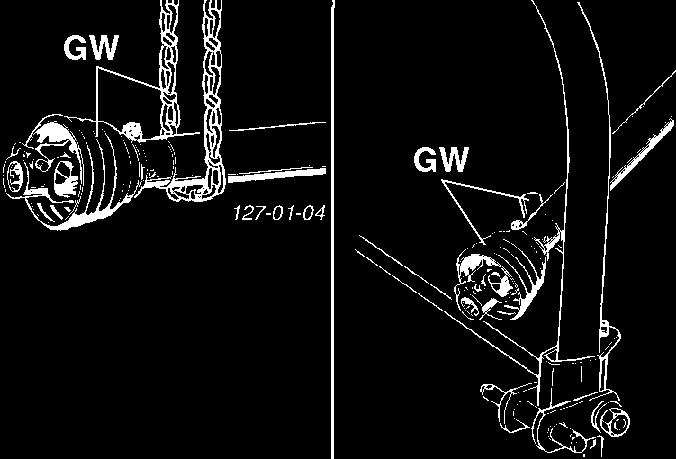 otwory "W" nie mogπ byê zaczopowane. - zdjπê wa ek przegubowy (GW) i oprzeê go na podporze TD7/95/5 W - zamknπê zawûr (poz.