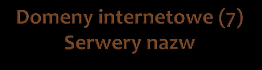 Primary name serwer