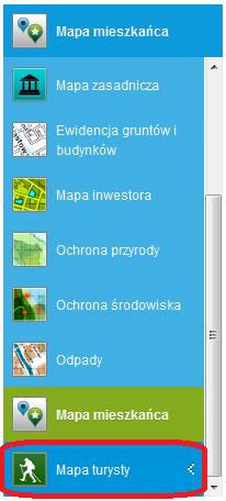 Kurs 2 mapa turysty Uruchomienie aplikacji. W dowolnej przeglądarce internetowej należy wpisać poniższy adres: https://sip.powiat.chelm.