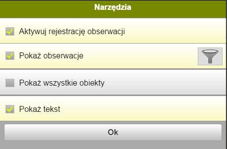 Obserwacje mogą być szybko przyporządkowane do odpowiedniej kategorii.