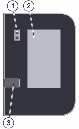 2 Budowa i działanie 2.3 Budowa i działanie panelu obsługi Budowa i elementy panelu obsługi w easytouch Poz.