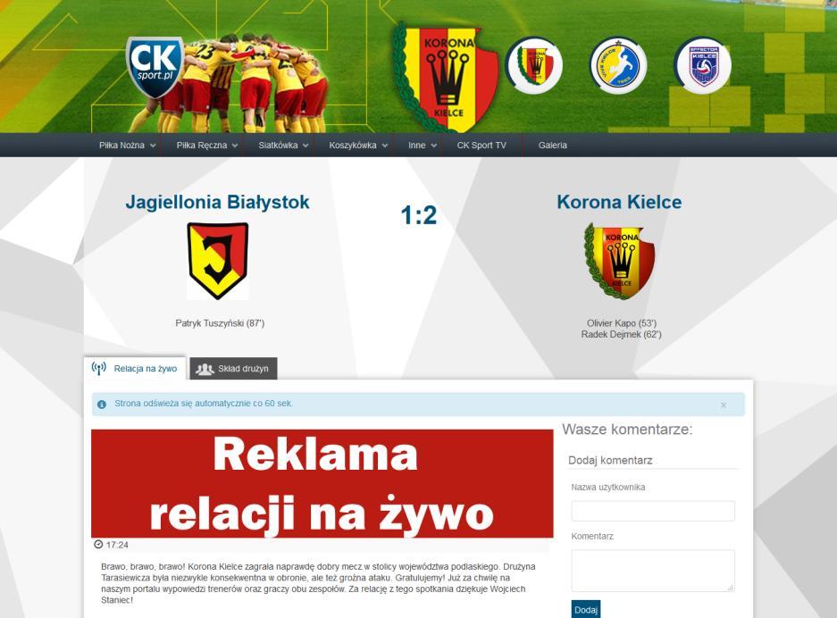 Czytelnicy chwalą ich interesującą formę, bo oprócz najświeższych informacji, prezentujemy także zdjęcia na żywo, które dają